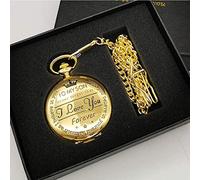 Pocket Watch Pocket Watch to My Son Movie The Lion King Cover Pendant Quartz Men Necklace Chain Clock Gifts for Boys Son Gift for Birthday Christmas Fathers Day