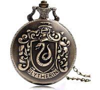 pocket watch, Retro pocket watch,Mechanical Pocket Watch with Chain Pocket Watches Retro Copper Snake Men‘s Quartz Pocket Watch Gift Modern Vine Women Watches Bronze Pendant Necklace Watch (Blu)