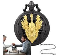 Pocket Watch Shell Set, Pocket Watch Case Set | 7X Portable Gaming Case Set | Family Board Games, Table Games Table Games