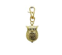 Pocket Watch Women Alloy Cat Eagle Necklaces Link Bouquets Men Women Gifts, Gold