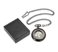 Pocket Watches for Men - Classic Chain Watches, Fine Workmanship Portable Wind Up Pocketwatch with Chain | Men's Watch for Husbands Boyfriends Dads Father's Day Grandad Christmas Birthday