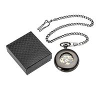 Pocket Watches - Mechanical Watches Men | Classic Mechanical Movement Pocketwatch | Men's Watch | Portable Wind Up Pocket Watch with Chain | Hand Winding Vintage for Men