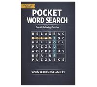 Pocket Word Search Book for Adults: Easy-to-Read Word Search Puzzles Designed for Relaxation, Focus, and Screen-Free Time