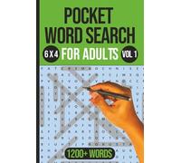 Pocket Word Search for Adults: 1200 Easy to Super Hard Words Across 70 Topics | Small, Compact 4x6 Mini Puzzle Book | Easy to Read, Easy to Carry | ... for Adults & Seniors On the Go | Volume 1