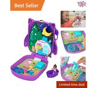 Pocket World Owlnite Campsite Playset with Polly and Shani Dolls - Fun Adventure