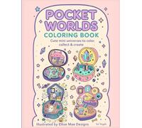 Pocket Worlds Colouring Book: Whimsical Mini Universes to Colour, Collect & Create - Cute Kawaii 3D Pocket Houses, Cozy Worlds & Magical Scenes for ... inspired by cute collectible and cozy world.
