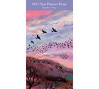 Pocket Year Planner 2027 - Lucy Grossmith Red Sky Night Sunset Design Stylish Diary