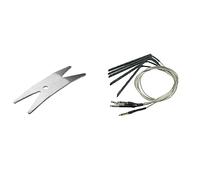 Pocketable Tool Multi Spanner Wrench with 5Pcs Bendable Acoustic Guitar Transducer Sensitivity Piezo Bridge Pickup Cable