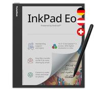 Pocketbook InkPad Eo E-Reader, 10.3 Inch E-Ink Colour Display, 64 GB, Android, Bluetooth, Camera, Touchpen, Light Grey - DE/at/CH Version