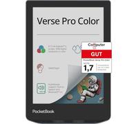 Pocketbook Verse Pro Color E-Reader, 6 Inch E-Ink Colour Display, 16 GB, Bluetooth, Waterproof, Grey - DE/at/CH Version