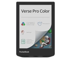 PocketBook Verse Pro Colour - 6" Colour E Ink Kaleido™ 3 E-Book Reader - SMARTlight - Text-to-Speech - Bluetooth - IPX8 Waterproof - Compact & Glare-Free - Stormy Sea