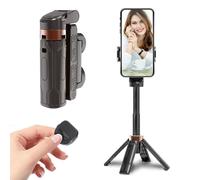 Pocketflex Mini Tripod, Pocket Flex Mini Tripod, 360° Rotation Selfie Stick With Remote, Common To All Mobile Phones, Pocketflex Mini Quadruped 2025 (Black)