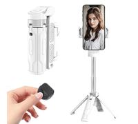 Pocketflex Mini Tripod, Pocket Flex Mini Tripod, 360° Rotation Selfie Stick With Remote, Common To All Mobile Phones, Pocketflex Mini Quadruped 2025 (White)