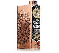 Pocketful of Stones - Dr Squid Gin in Copper Plated Flask 40% ABV 70cl