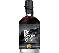 Pocketful Of Stones Dr Squid Gin, Squid Ink Cornish Gin, 70cl, 40% ABV | Real Squid Ink, Black Gin Turns Pink With Tonic, Sea Buckthorn, Vanilla, Lemon Peel, Small Batch, Gin Gift, G&T Or Mule