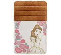 PocketGear Beauty Belle and The Beast Floral Wallet Card Holder ID & Card Holder, White