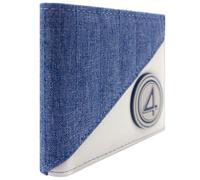 PocketGear Fantastic Heroes Four Team Emblem Silver Age Wallet Bi-Fold ID & Card Holder, Blue
