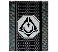 PocketGear Master Game Chief Space Command Agency Operations Emblem Wallet Bi-Fold ID & Card Holder, Silver