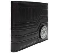 PocketGear Star Galactic Wars Twin Ion Starfighter Empire Wallet Bi-Fold ID & Card Holder, Black