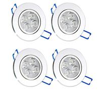 POCKETMAN LED Ceiling Downlight Lamps Spot Recessed Down Light Led Panel Light Lamps Home Indoor Lighting (Energy Class A+ (White)