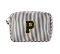 Pocmimut Birthday Gifts for Gifts,Personalized Initial Makeup Bag Cosmetic Pouch Toiletry Bag for Her Mom wife Teacher 18th Birthday Gifts for Girls,A, Black, M, P