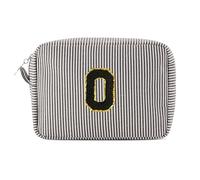 Pocmimut Birthday Gifts for Gifts,Personalized Initial Makeup Bag Cosmetic Pouch Toiletry Bag for Her Mom wife Teacher 18th Birthday Gifts for Girls,A, Black, M, O