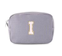 Pocmimut Birthday Gifts,Personalized Makeup Bag Cosmetic Bag Travel Toiletry Bag Girlfriend Teacher Gifts 11 12 13 14 15 16 Years Old Girl Gifts Teen Girl Gifts Trendy Stuff A, Blue, M, I