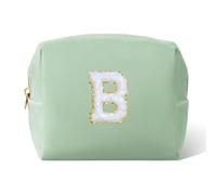 Pocmimut Makeup Bag,Birthday Gifts for 4 5 6 7 8 9 10 11 12 Year Old Girls,Personalized Trendy Stuff Cosmetic Bag Gifts for Teen Girls, Green, S, B