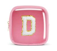Pocmimut Makeup Bag,Cute Makeup Pouch for Girlfriend Bridesmaid Wife,Travel Toiletry Bag Birthday Gift Graduation Decorations Idea for Girls,D