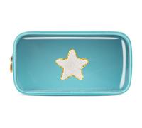 Pocmimut Makeup Bag,Teen Girl Gifts Trendy Stuff for 6 7 8 9 10 11 12 Year Old Girls,Initial Cosmetic Bag Gifts Graduation Teacher Gifts,Star