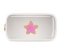 Pocmimut Makeup Bag,Teen Girl Gifts Trendy Stuff for 6 7 8 9 10 11 12 Year Old Girls,Initial Cosmetic Bag Gifts Graduation Teacher Gifts,Star