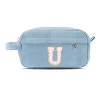 Pocmimut Makeup Bag,Trendy Stuff Cosmetic Bag for Women & Teen Girls, Ideal Birthday Gift for Girlfriend, Teacher & Mother,Blue,U, Blue, S, U