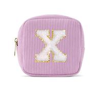 Pocmimut Makeup Bag,Trendy Stuff Cosmetic Bag for Women & Teen Girls, Ideal Birthday Gift for Girlfriend, Teacher & Mother, Mini-Purple, Mini, X
