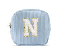 Pocmimut Makeup Bag,Trendy Stuff Cosmetic Bag for Women & Teen Girls, Ideal Birthday Gift for Girlfriend, Teacher & Mother, Mini-Blue, Mini, N