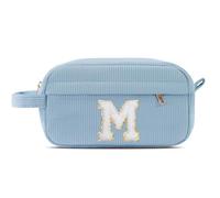 Pocmimut Makeup Bag,Trendy Stuff Cosmetic Bag for Women & Teen Girls, Ideal Birthday Gift for Girlfriend, Teacher & Mother,Blue,M, Blue, S, M
