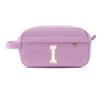 Pocmimut Makeup Bag,Trendy Stuff Cosmetic Bag for Women & Teen Girls, Ideal Birthday Gift for Girlfriend, Teacher & Mother,Purple,I, Purple, Small, I, Purple, Small, I