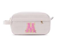 Pocmimut Makeup Bag,Trendy Stuff Cosmetic Bag for Women & Teen Girls, Ideal Birthday Gift for Girlfriend, Teacher & Mother, White, S, M