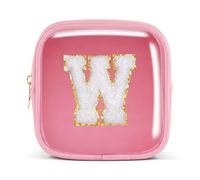 Pocmimut Preppy Makeup Bag,Cosmetic Bag Pouches Toiletry Bag for Graduation Gifts Birthday Gift Teacher Gifts for Girls,W