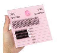 POCMKO 1 Pack Lash Pallet Holder for Eyelash Extensions, Bigger Size Lash Tray Strip Adhesive Glue Holder, Eyelash Tiles, Professional Lash Extension Pallet