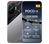 POCO F7 Smartphone, 12GB+256GB, Silver, Flagship Snapdragon® 8s Gen 4, 6500mAh Battery, 50MP Sony Camera with OIS, 6.83" 1.5K 120Hz AMOLED Display (No Power Adapter Included)