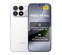 POCO F9 Pro, Smartphone 12+512, White, 6330mAh Battery, 100W charging | Snapdragon® 8 Elite Gen 5, V series (SM8850-1-AB), VisionBoost D8, Immersive 6.59" AMOLED Display, 200MP OIS AI Camera