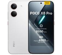 XIAOMI POCO X8 Pro 5G Smartphone 8GB+512GB, MediaTek Dimensity 8500-Ultra, 6.59" 120Hz Ultra-bright Amoled Display, 6500mAH Battery, 50MP Sony IMX882 with OIS, White (No In-box Charger)