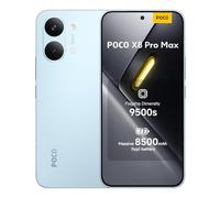 POCO X8 Pro Max, Smartphone 12+256 GB, Flagship Dimensity 9500s, 8500mAh (typ) battery, ultra-bright AMOLED display, 50MP Light Fusion 600 with OIS, Blue, 1 year extra warranty, Charger Not Included
