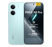POCO X8 Pro, Smartphone 8+256 GB, Flagship Dimensity 8500-Ultra, 6500mAh (typ) battery, ultra-bright AMOLED display, 50MP Sony IMX882 with OIS, Green, 1 year extra warranty, Charger Not Included
