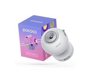 POCOCO Galaxy Projector, Rechargeable Star Projector with 5K HD Discs