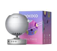 POCOCO Galaxy Projector, Star Projector Night Light, Home Planetarium for Children and Adults; in Bedrooms, Interiors; for Decoration, Sleep Aid and Relaxation - with 2 Discs