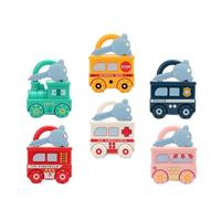 Pocoiau 1 Twist & Learn Toddler Train Toy with Removable Cars for Fine Motor Skills & Color Recognition 3+ Years Train Set
