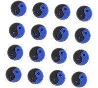 Pocoiau 16Pcs Tennis Racket String Shock Damping for Tennis Racquet Vibrations Dampener Silicone Cartoon Racket Shock Absorbers Tennis Racket Damper Shock Damping Absorber