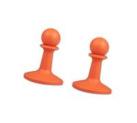 Pocoiau 2Pcs Shelter Rod Protective Cover Set Thundering Proof Control Weather Resistant Silicone Gear for Wilderness Camping Tent Peg Thundering Proof Cap