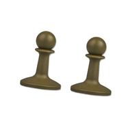 Pocoiau 2Pcs Shelter Rod Protective Cover Set Thundering Proof Control Weather Resistant Silicone Gear for Wilderness Camping Tent Peg Thundering Proof Cap